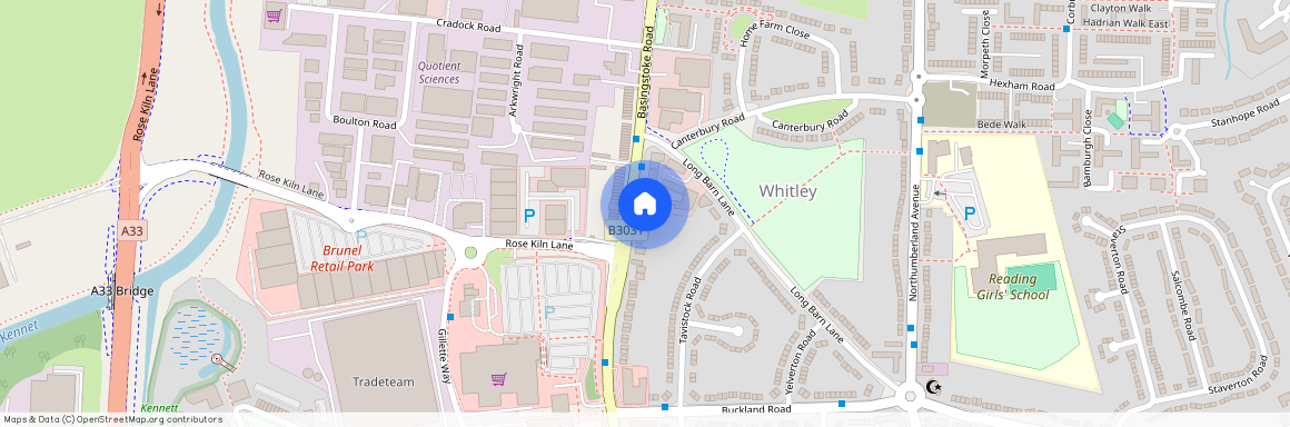 Basingstoke Road, Reading, Berkshire, RG2