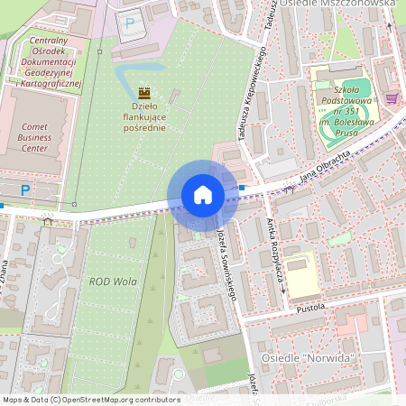 ul. Jana Olbrachta, Ulrychów, Wola, Warszawa, mazowieckie