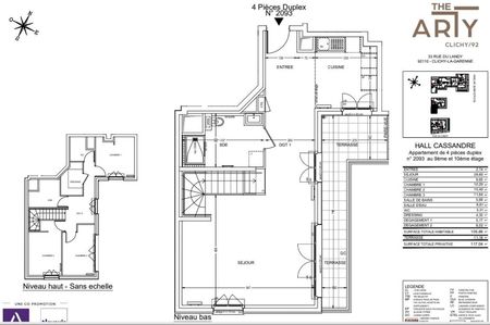 location Appartement T4 DE 106.64m² À CLICHY - Photo 4