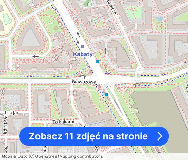 salon z aneksem kuchennym, sypialnia, Metro Kabaty - Zdjęcie 1