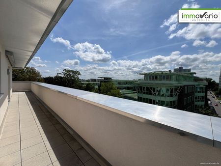 Exklusive Penthouse-Wohnung auf dem Werder mit großer Dachterrasse, Fußbodenheizung, Dusche & Wanne - Foto 4