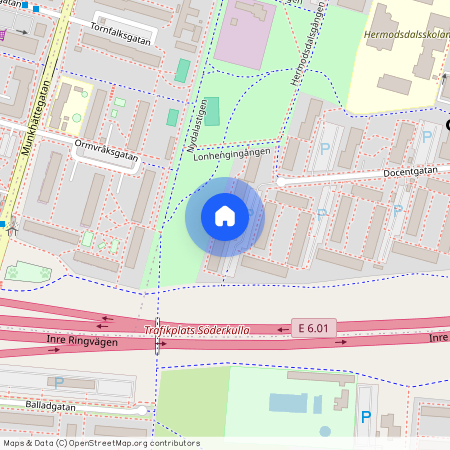 Docentgatan 22F, Hermodsdal