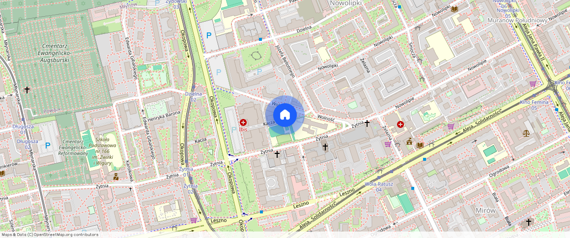 Warszawa Wola Nowolipki, Kacza