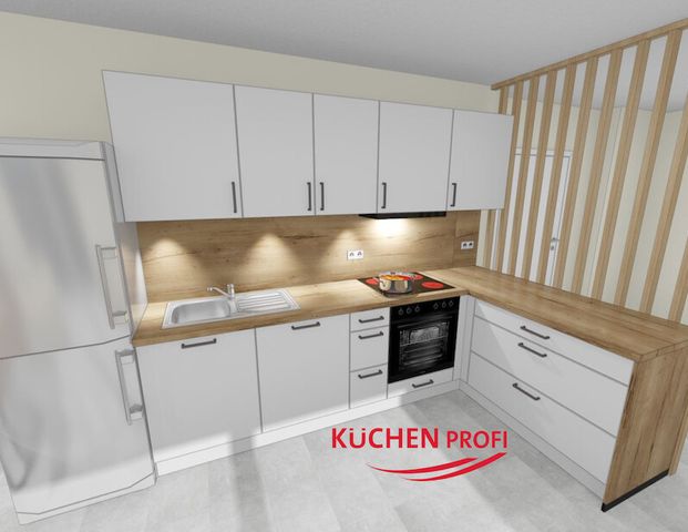 EBK - 3.OG Aufzug barrierefrei - Neubau im Zentrum - Carport - Vinylboden, Balkon, Wanne u. Dusche - Photo 1