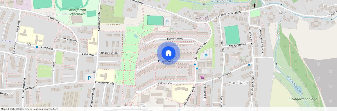 1. Etage, Progreßweg 18, Eckersbach E5-1, Zwickau