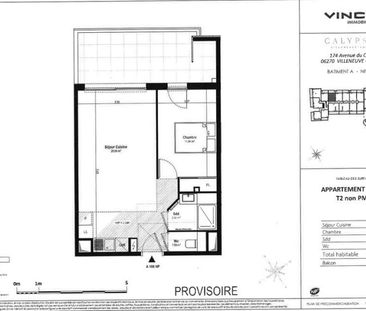 location Appartement T2 DE 45.03m² À VILLENEUVE LOUBET - Photo 1