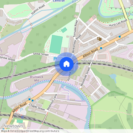 Albion Road; New Mills. SK22