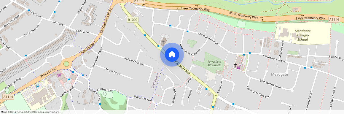 Baddow Road, Chelmsford, Essex, CM2