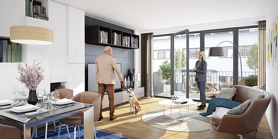 Ab Frühjahr 2025! Schöne 2 Zi-Wohnung mit großem Balkon im Herzen des Tabakquartiers - Photo 3