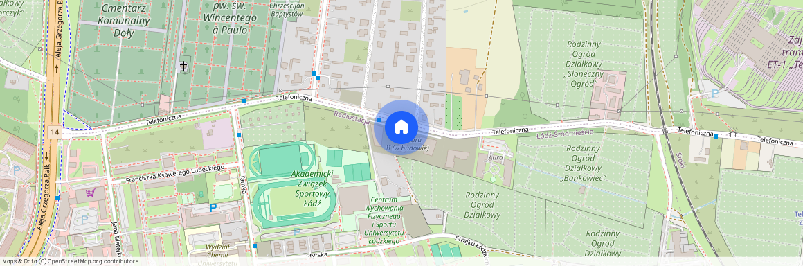 Telefoniczna, Radiostacja, Śródmieście, Łódź, łódzkie