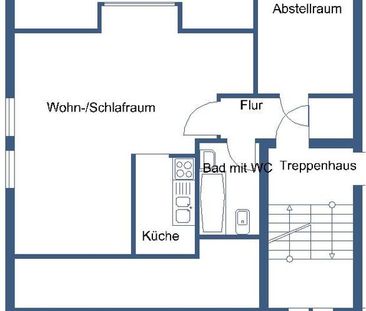 Ideal für Singles und Pendler: Gemütliche Dachgeschosswohnung im Wo... - Foto 3