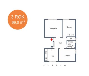 Majorsgatan 18 B - Photo 3