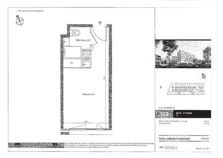 Location Appartement 1 pièce 20m² LYON 7ème - Photo 3