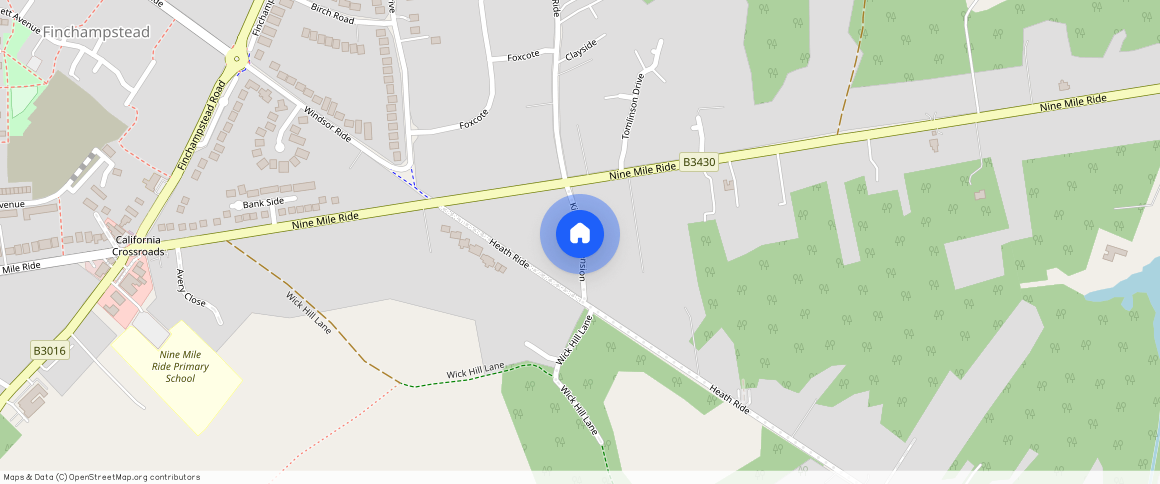 Kiln Ride Extension, Finchampstead, Wokingham, RG40