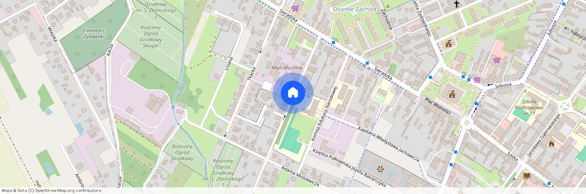 ul. Jasna, Zduńska Wola, zduńskowolski, łódzkie