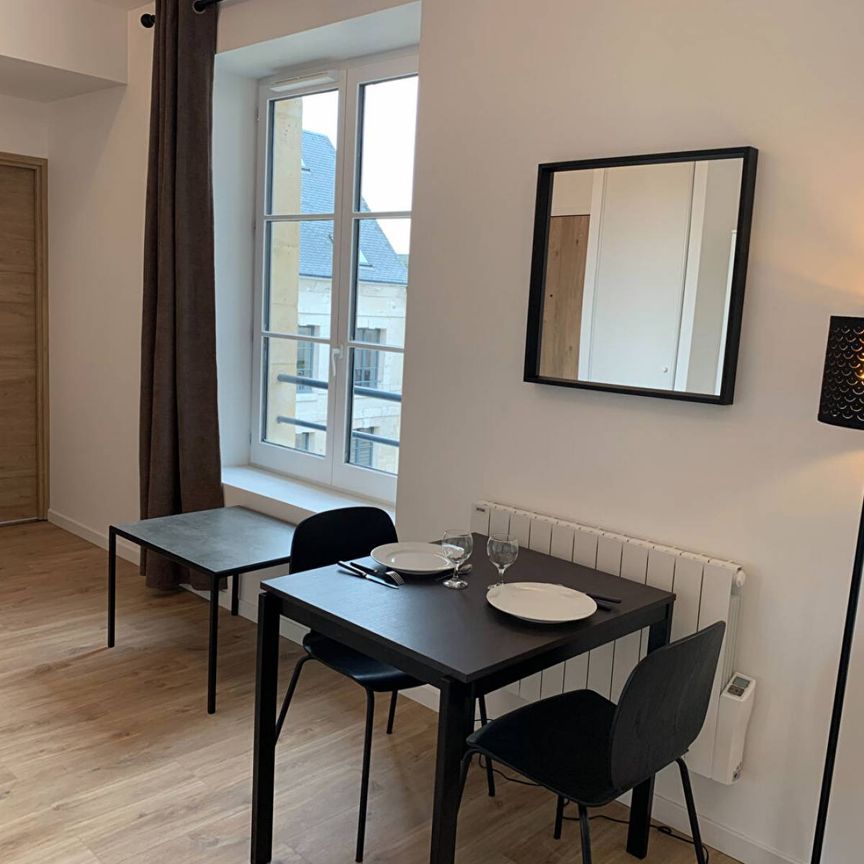 Beau studio meublé de 25,42m² à la location, rue Beauvoisine à Rouen, 585€ charges comprises - Photo 1