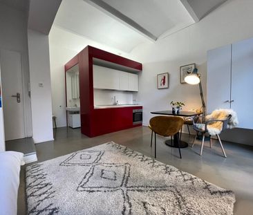 F-Hain: voll möbliertes LUXUS Apartment - 40 m² befristet für max. ... - Photo 1