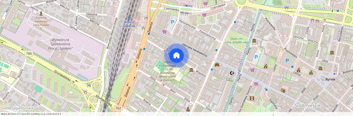 ul. Wspólna, Śródmieście, Kielce, świętokrzyskie