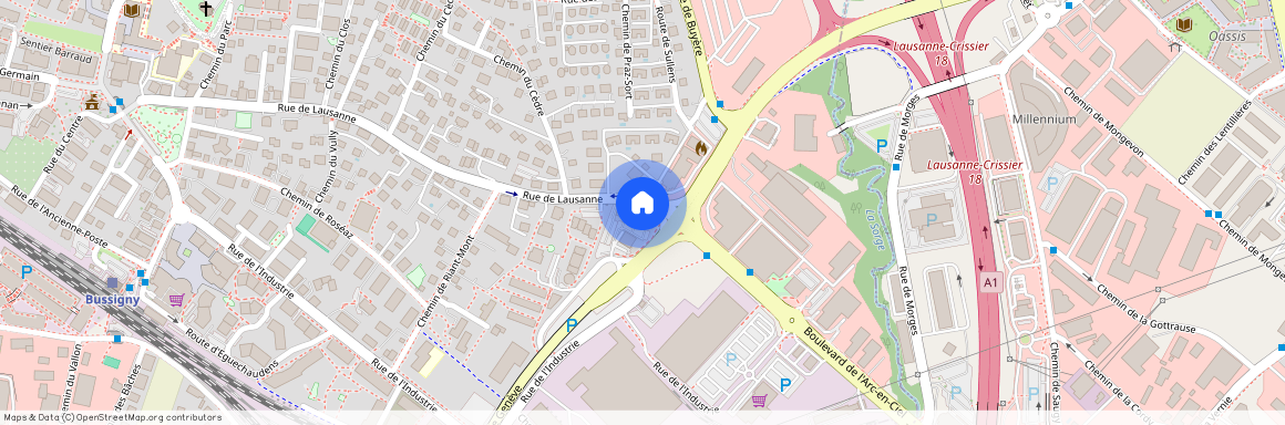 1030, Bussigny, Rue de Lausanne 52 D, 52D