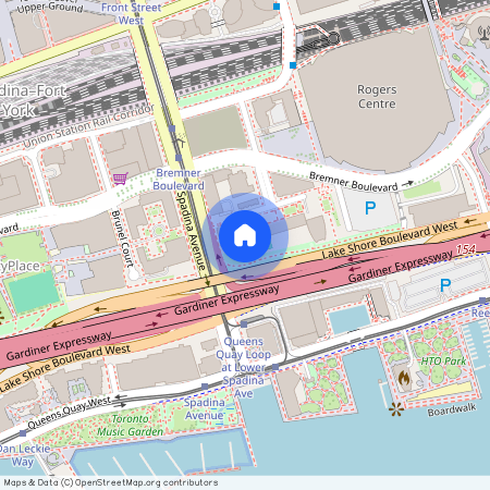 google map, Old Toronto, Old Toronto, Toronto, M5V 3V9