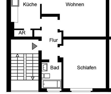 2-Raumwohnung mit neuem Badezimmer - Foto 1