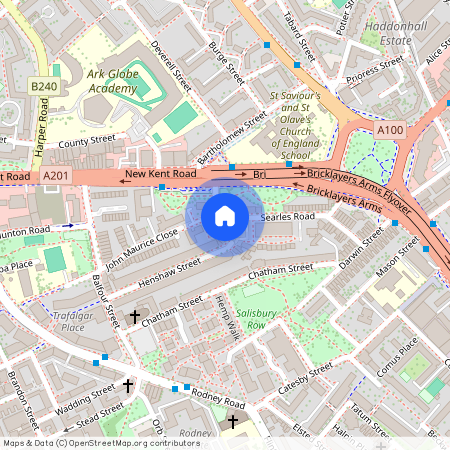 The Paragon, London, SE1, Searles Road