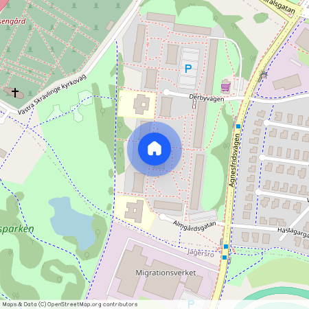 Almgården, Malmö, Skåne, Agnesfridsvägen 95