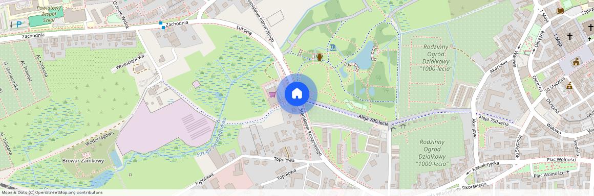 ul. Konarskiego, Świebodzin, Świebodzin, świebodziński, lubuskie