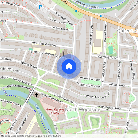 Melrose Gardens, Kelvinbridge, Glasgow, G20