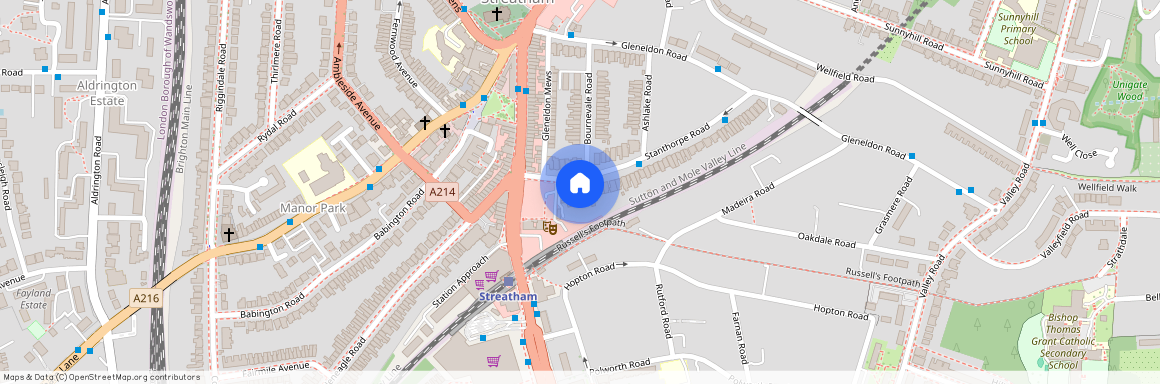 Stanthorpe Close, Sthanthorpe Rd SW16