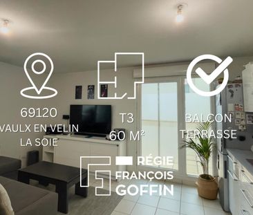 Location Appartement 3 pièces 60m² VAULX EN VELIN 69120 - Photo 2