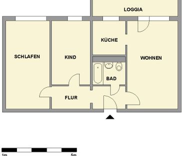 3-Raum-Wohnung mit Balkon und eine Kita in der Nähe - Photo 6