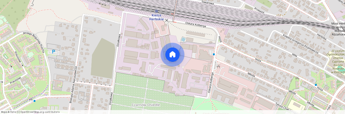 ul. Oskara Kolberga, Czarnów, Kielce, świętokrzyskie
