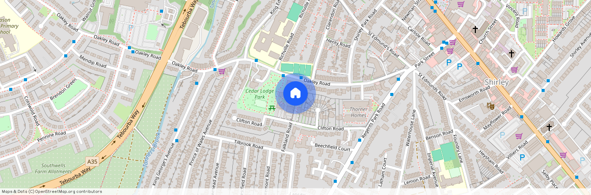 Clifton Gardens, Clifton Road, Regents Park, Southampton, SO15