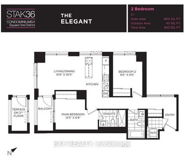 For Lease - 395 Square One Drive Unit# 2203, Mississauga, Ontario - Photo 2