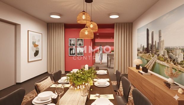 47. Etage - Ein Zuhause, das Gäste sprachlos macht: DC2 Tower: U1 Donauinsel - Photo 1