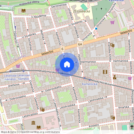 Kamenická, Praha - Holešovice