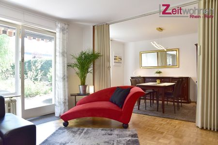 Klassisch möblierte Terrassenwohnung mit Gartennutzung nahe Rheinufer, L 16 - Photo 2