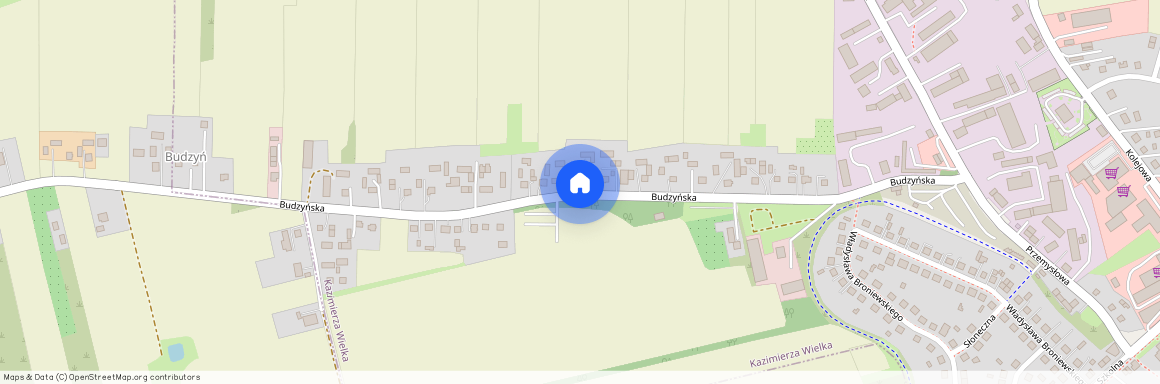 ul. Budzyńska, Kazimierza Wielka, Kazimierza Wielka, kazimierski, świętokrzyskie