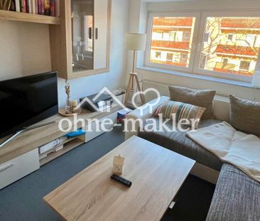 Moderne 2-Zimmer-Wohnung mit Balkon – voll möbliert in Würzburg-Zel... - Photo 1