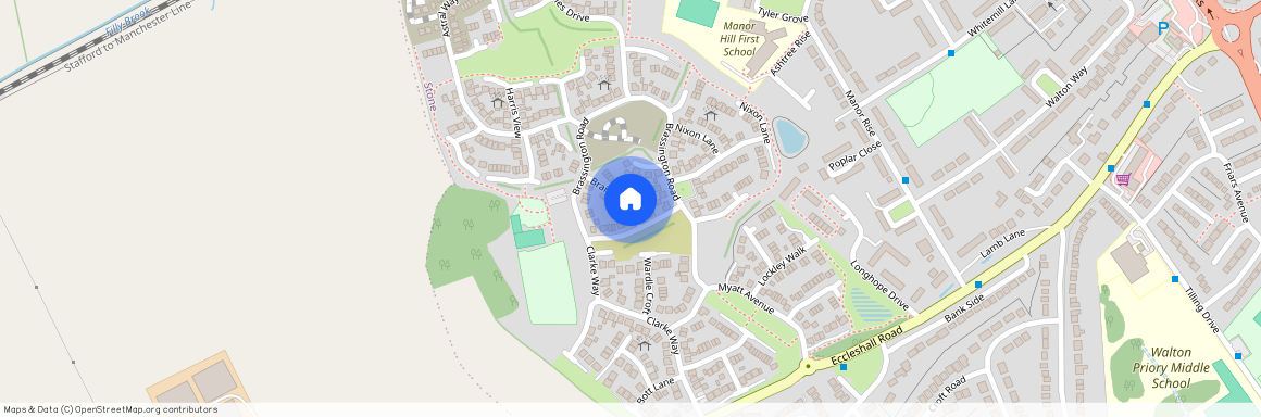 Brain Avenue, Stone, ST15