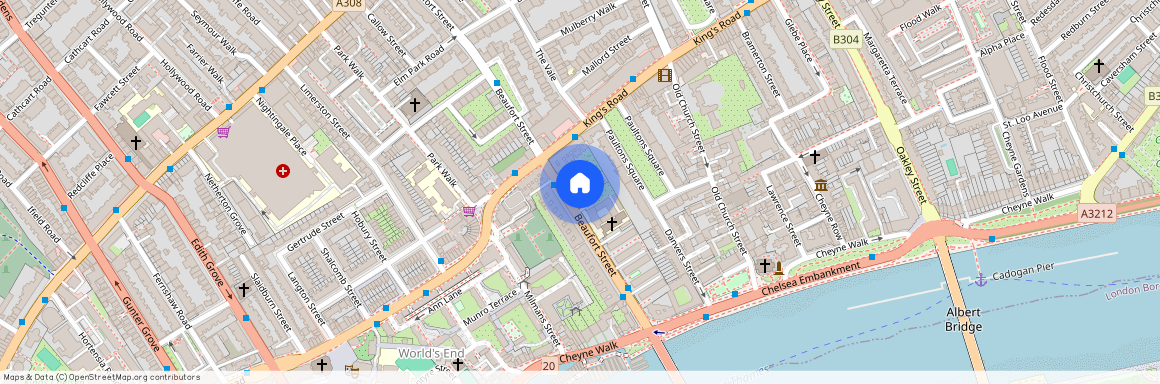 Mulberry Close, Beaufort Street, London SW3