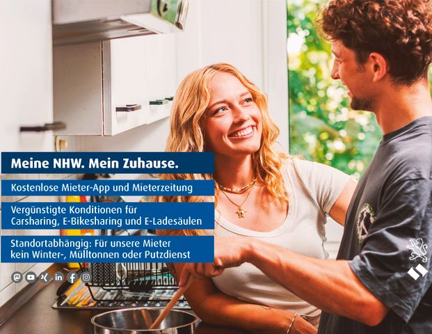 Balkonwohnung für Singles oder Paare! - Foto 1