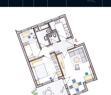 Wohnen im Hundertwasserhaus! Künstlerische 3-Zimmer-Wohnung im Erdgeschoss - Foto 1
