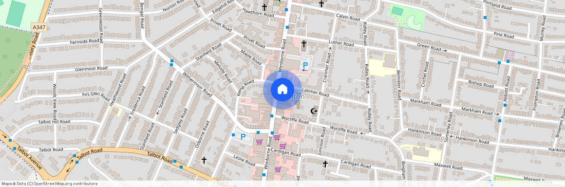 Bournemouth Wimborne Road Moordown, BH9, Dorset