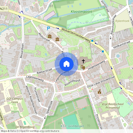 Kerkplein, 2, 3, 1850, Grimbergen