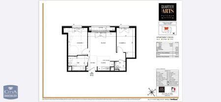 Location Appartement 3 pièces 54m² PUTEAUX 92800 - Photo 4