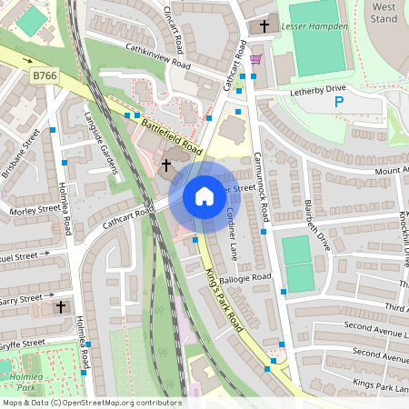 2/2 3 Kings Road, Mount Florida, G44 4TT, Glasgow