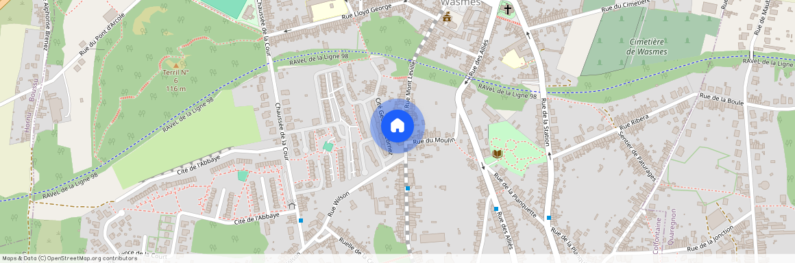 Rue Mont Leville 55, 7340 Wasmes