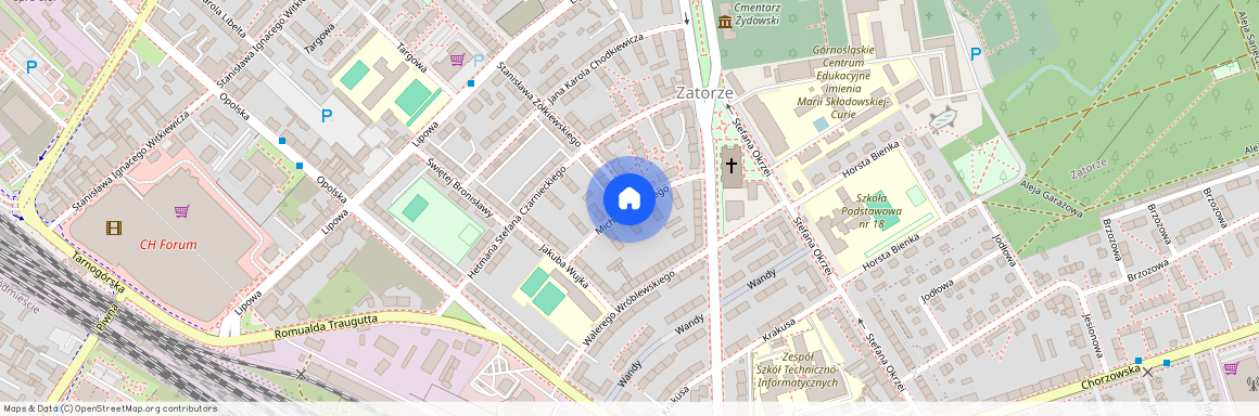 ul. Michała Wolskiego, Zatorze, Gliwice, śląskie